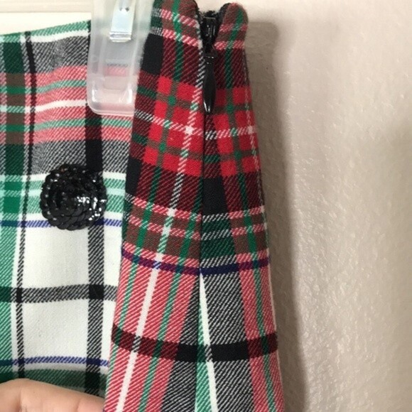 Vineyard Vines Winter Tartan Wool blend mini skirt size 2 - Picture 7 of 10